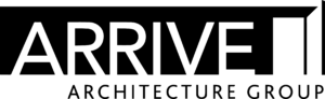 ARRIVE full logo white