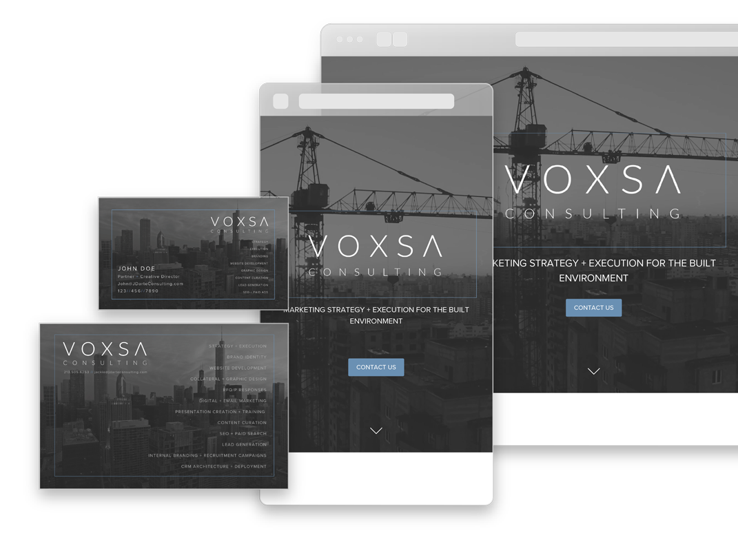 Examples of work by VOXSA Consulting, Marketing for the AEC industry